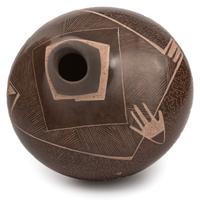 Sgraffito Pottery Jar