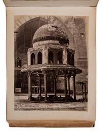 [EARLY PHOTOGRAPHY]. Album containing 96 photographs of Egypt, incl. examples by SEBAH, BONFILS, and BEATO. Ca 1895.