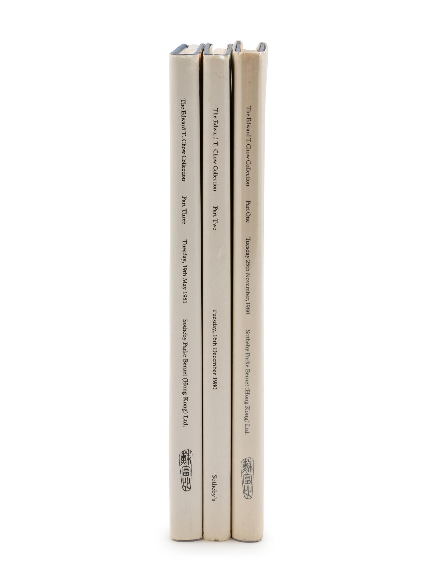 Three Auction Catalogues Pertaining to Chinese Art
