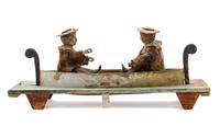 A Painted Wood "Gondola" Rocking Toy