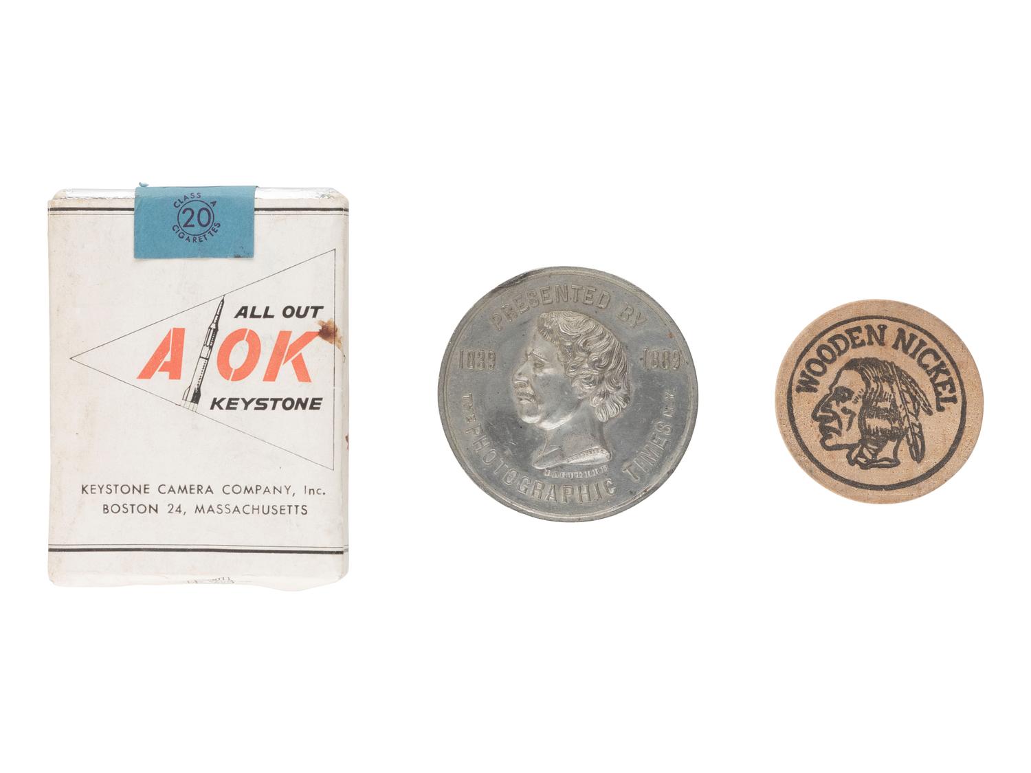 [EARLY PHOTOGRAPHY]. Novelty spy cameras and other photographic ephemera.