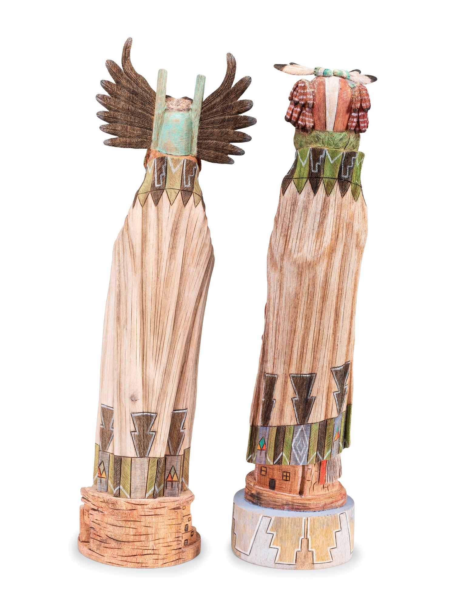 Crow Mother / Angwusnasomtaka and Badger / Honan Katsinas