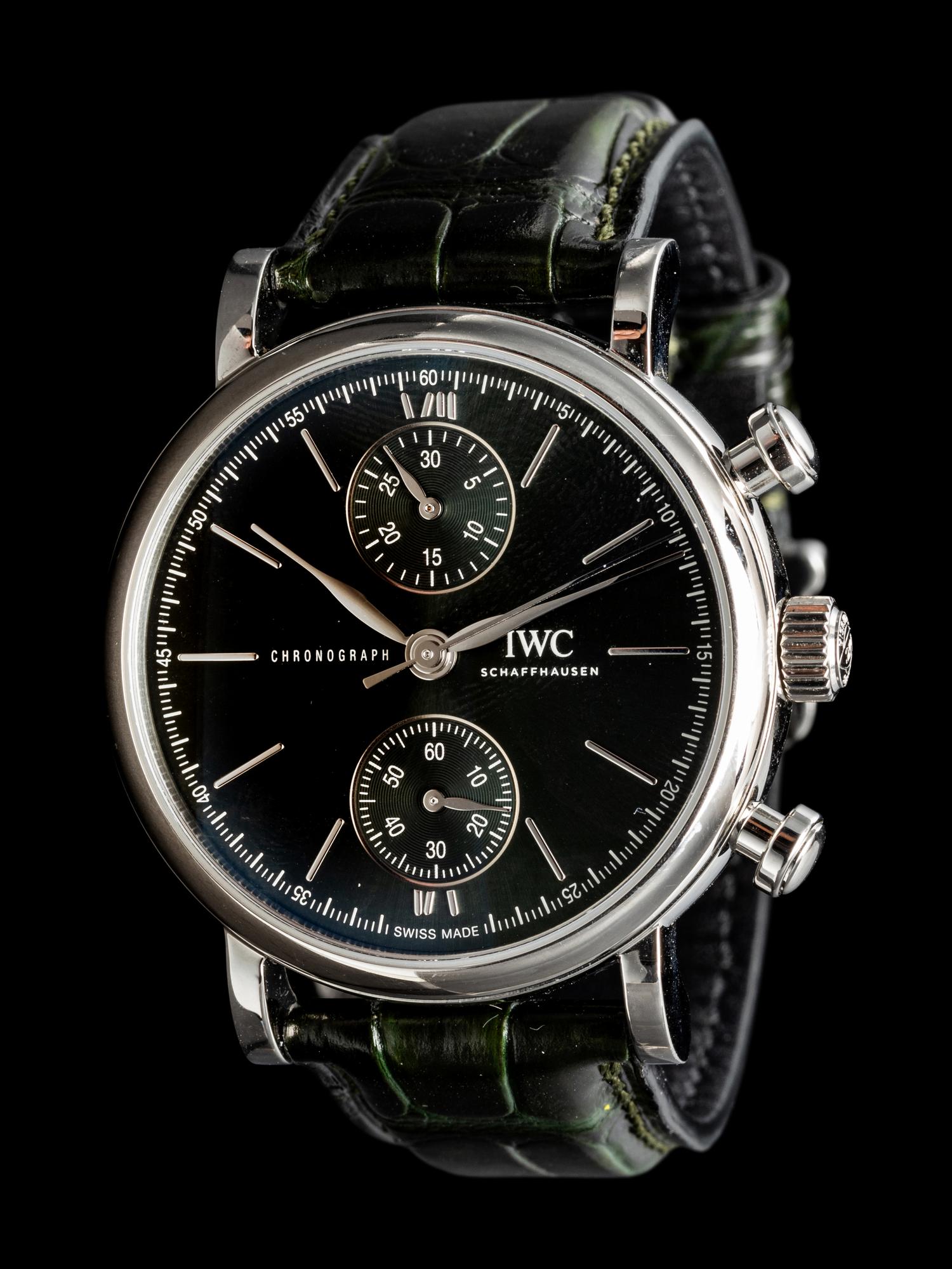 IWC, REF. IW391405 STAINLESS STEEL 'PORTOFINO CHRONOGRAPH 39' WATCH