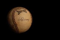 A 1930s Babe Ruth and Lou Gehrig Signed Babe Ruth Home Run Special Spalding Baseball (JSA Letter)