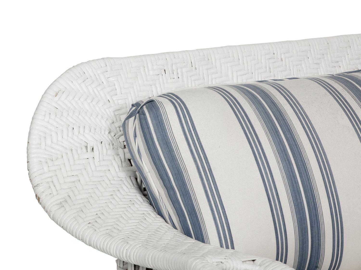 A Suite of White-Painted Wicker Furniture