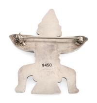 Zuni Silver Knifewing Pin / Brooch