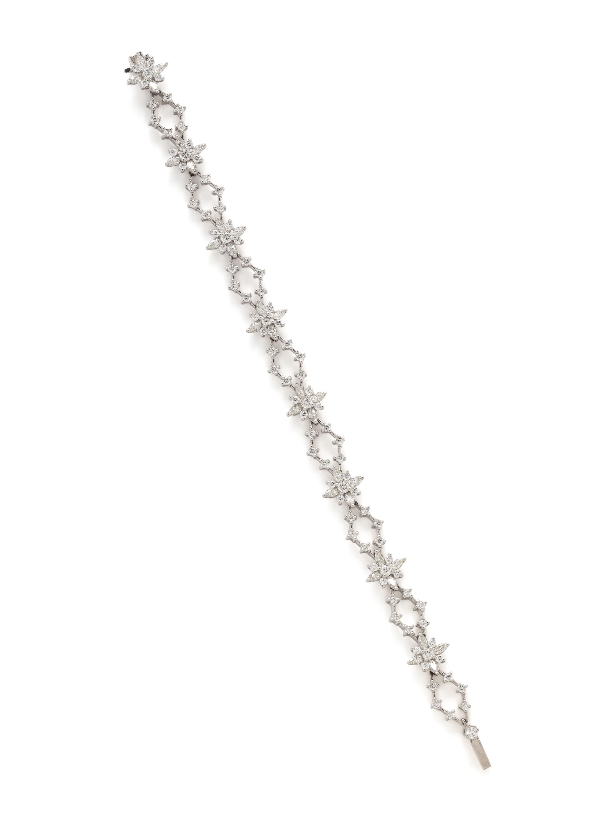KWIAT, WHITE GOLD AND DIAMOND BRACELET