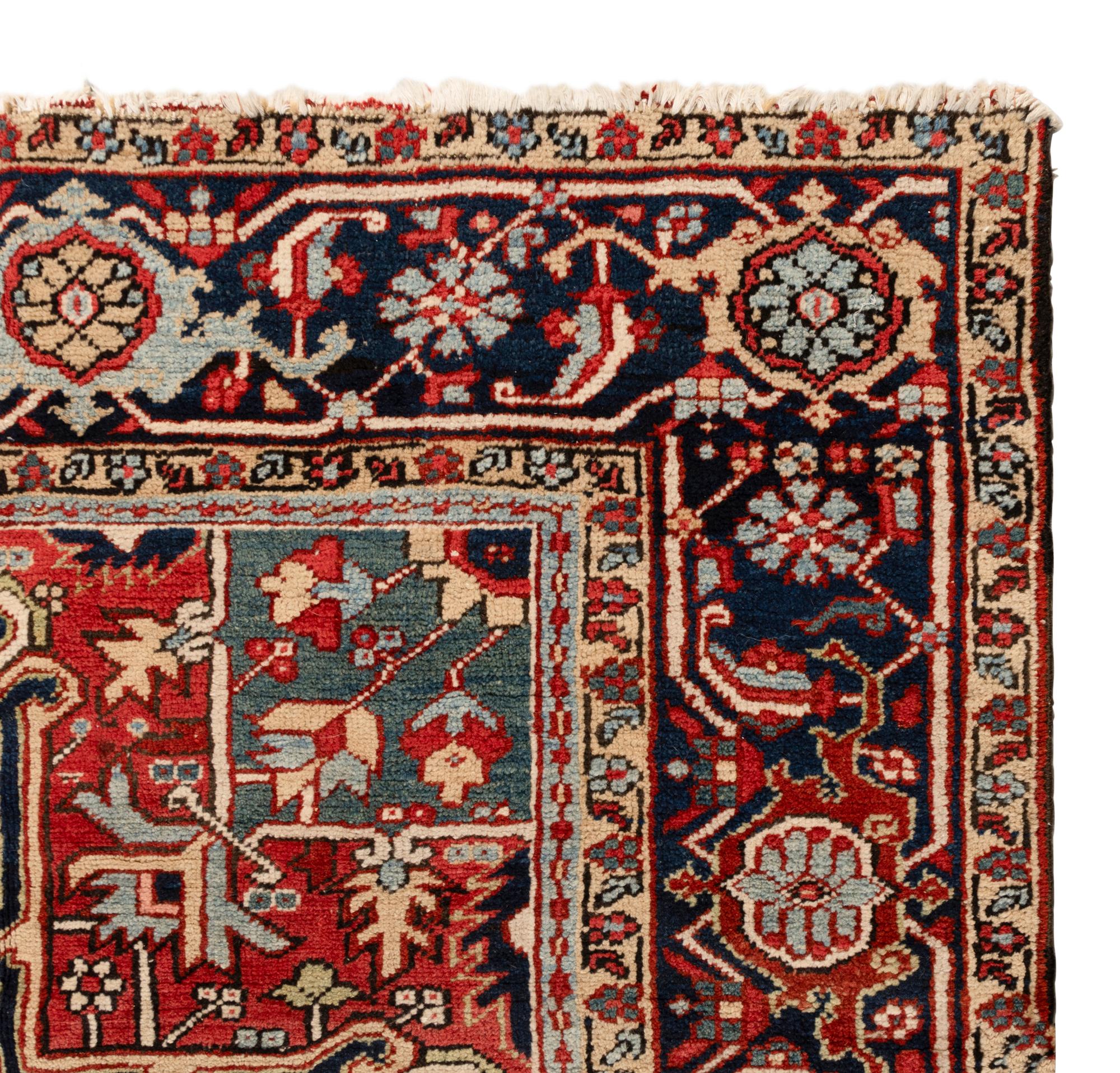 A Heriz Rug