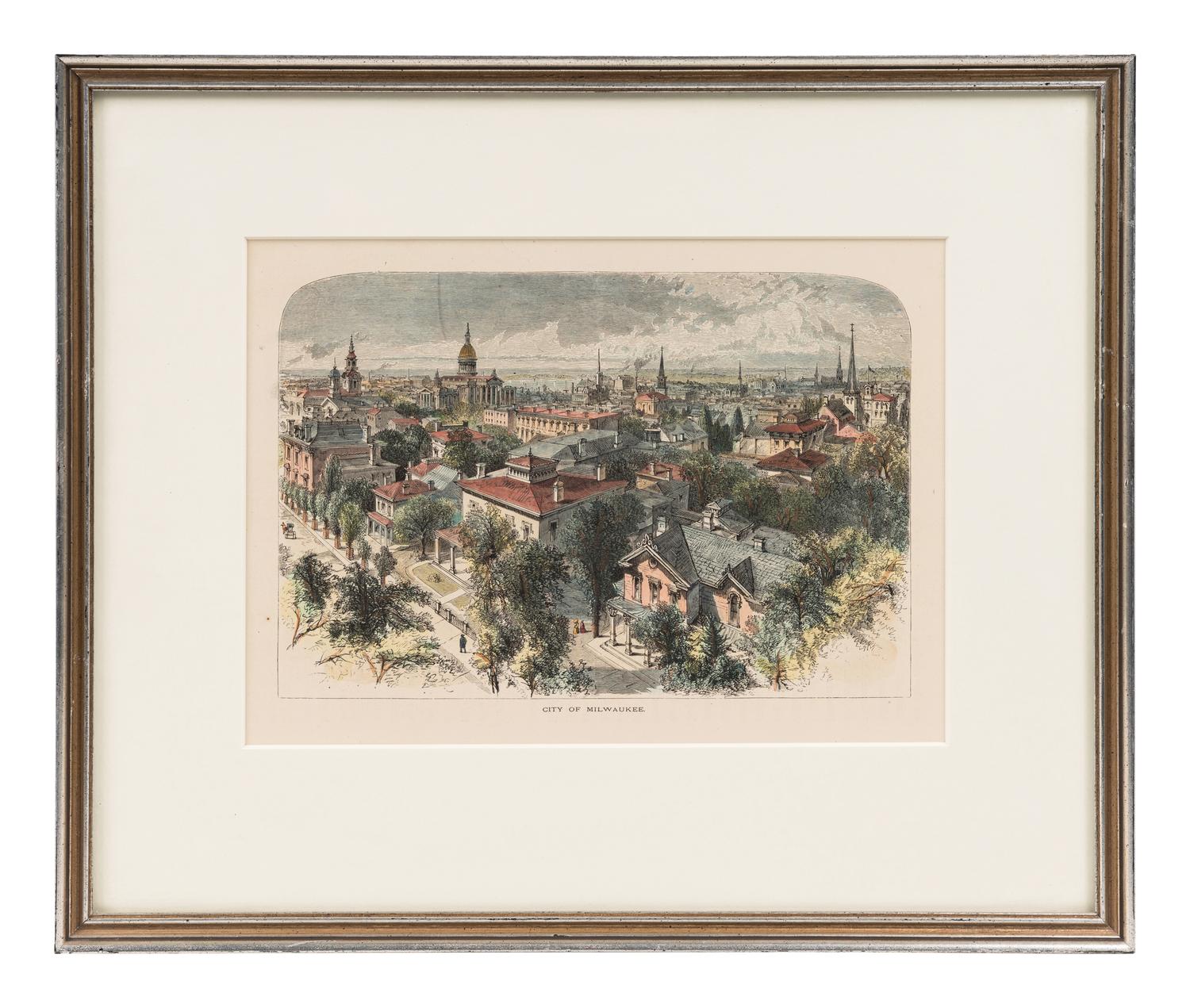 [MILWAUKEE]. A group of 6 prints, comprising: