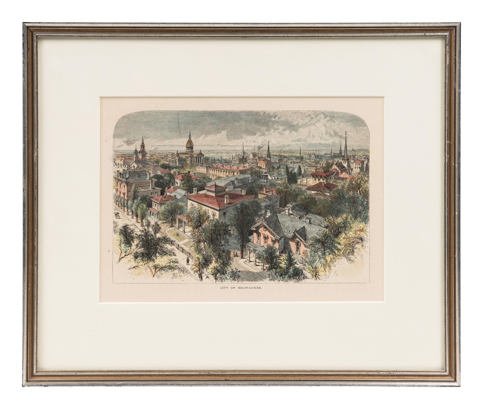 [MILWAUKEE]. A group of 6 prints, comprising: