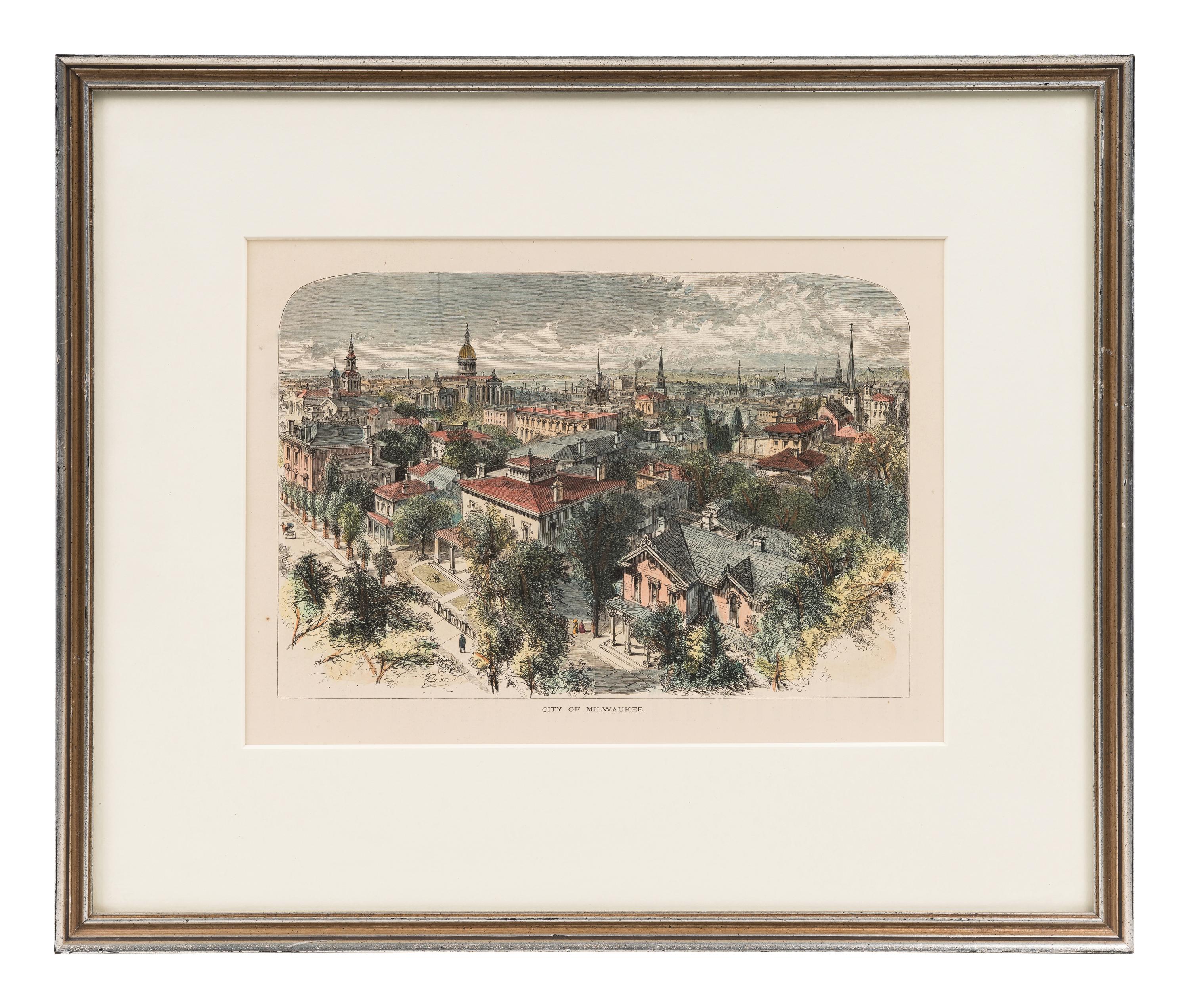 [MILWAUKEE]. A group of 6 prints, comprising: