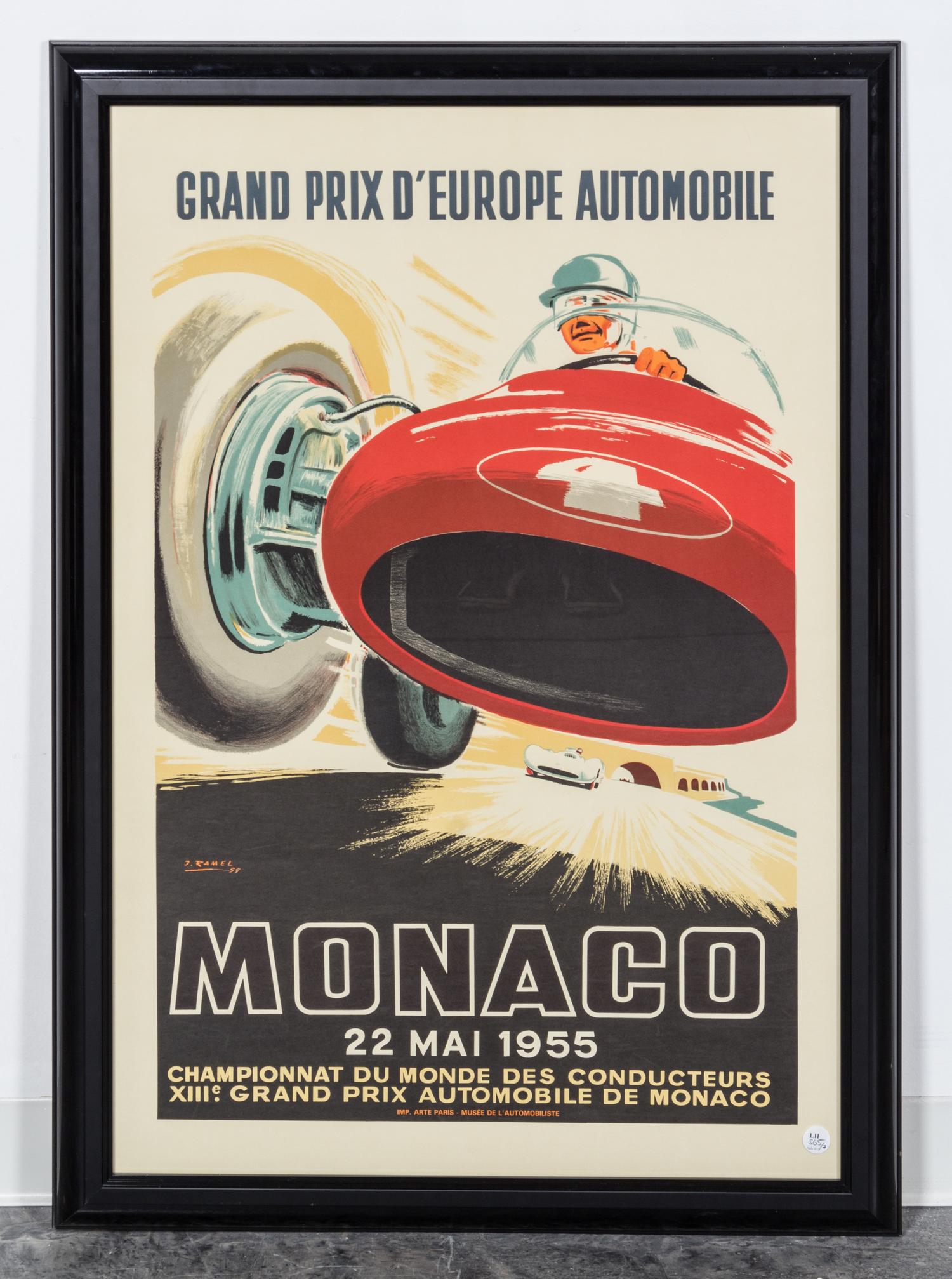 Robert Falcucci & George Ham, (French, 20th century), Monaco Grand Prix (a group of seven posters)