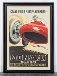Robert Falcucci & George Ham, (French, 20th century), Monaco Grand Prix (a group of seven posters)