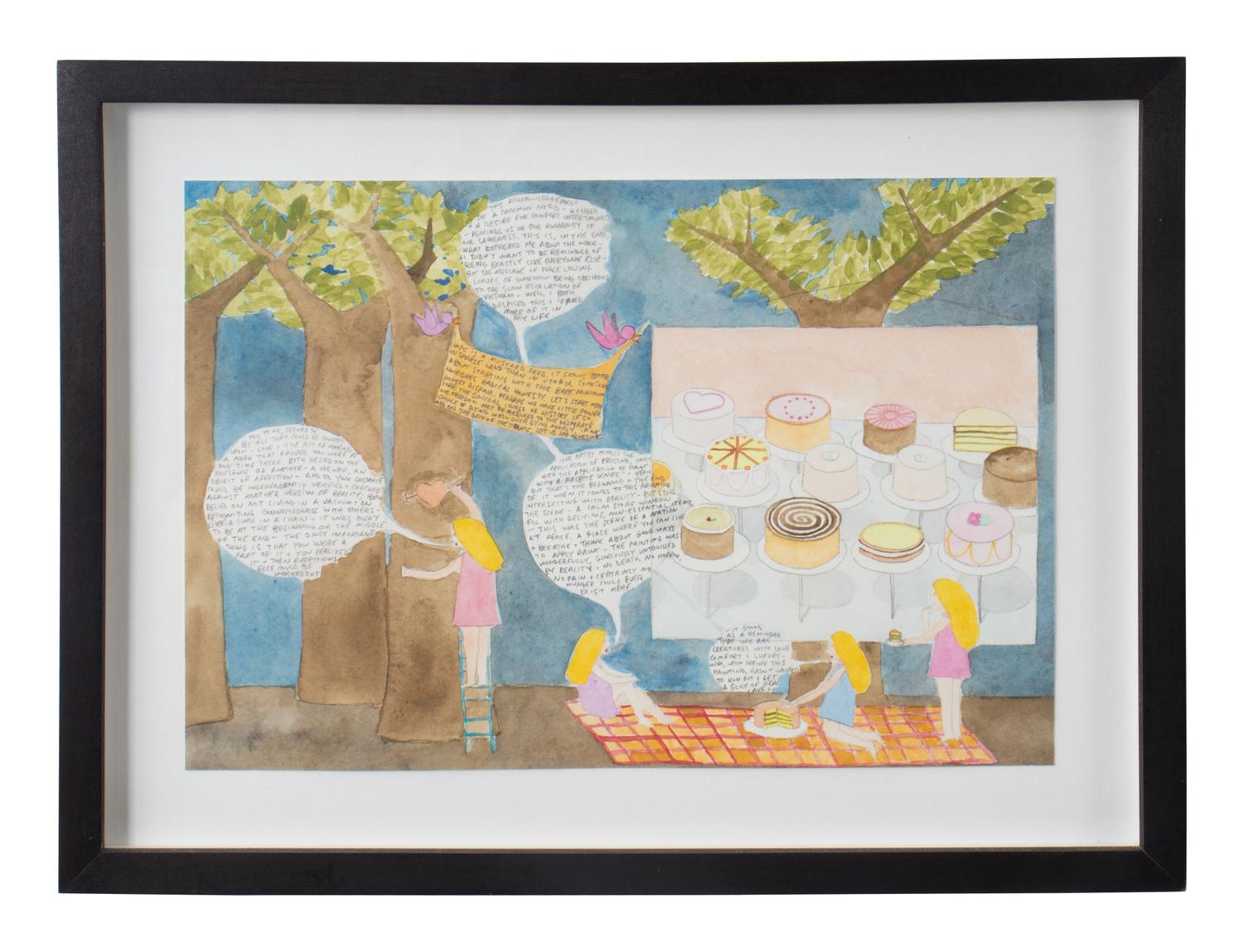 Museum Visit: Picnic (Hope is a mustard seed/Wayne Thiebaud)