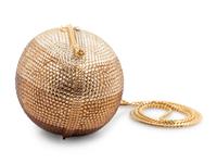 Judith Leiber Brown Layered Egg Minaudière