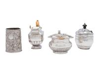 Four Silver Serving Pieces