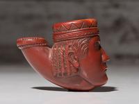 Great Lakes Catlinite Portrait Pipe Bowl