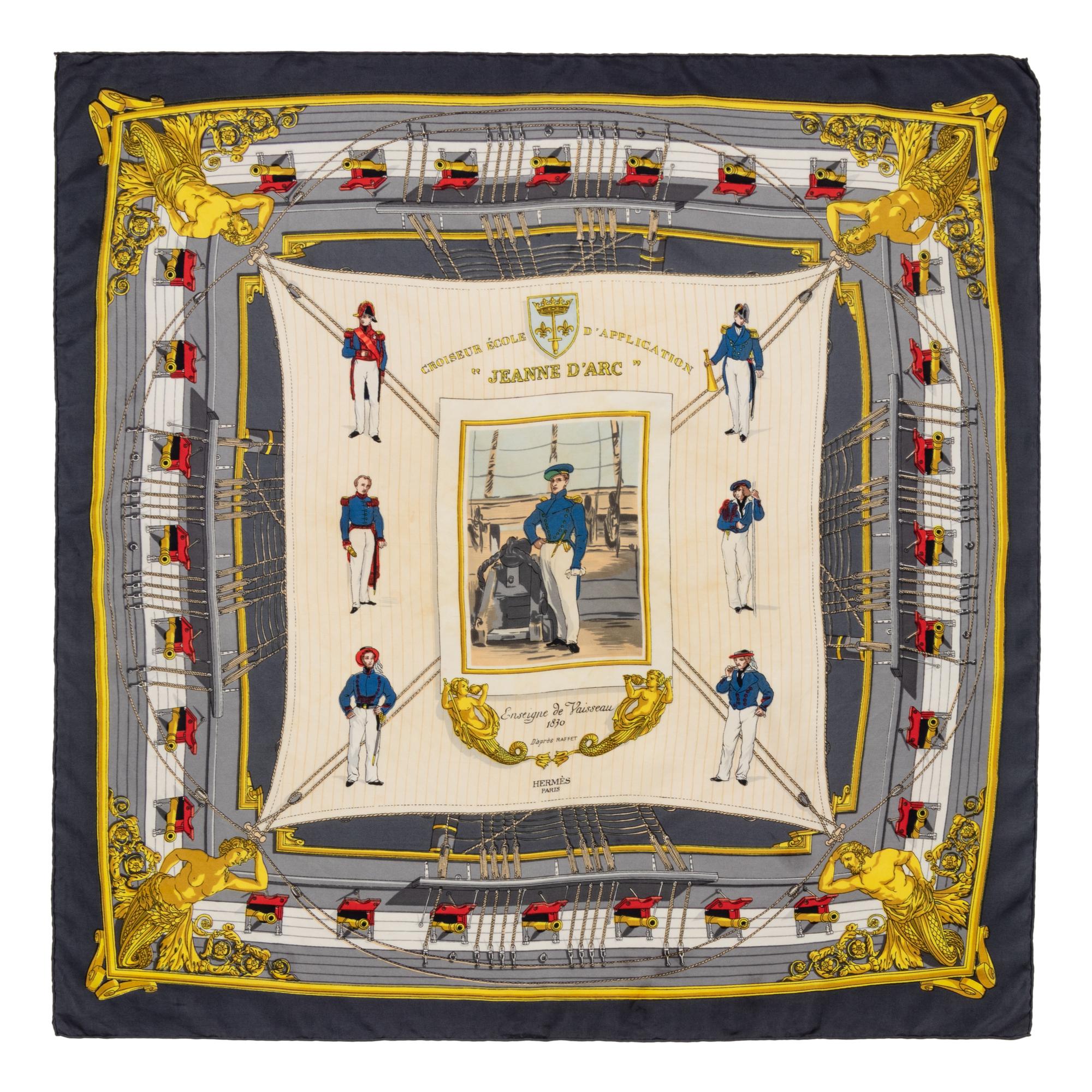 Four Hermès 90cm Silk Scarf, Carré