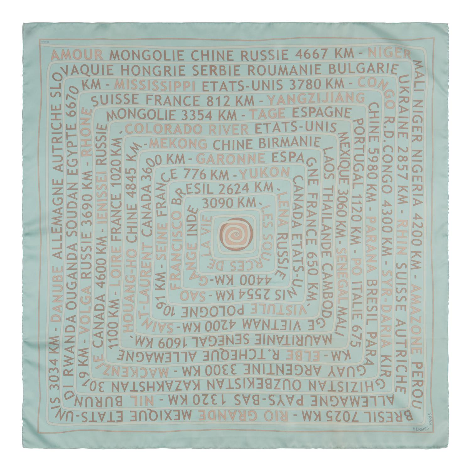 Three Hermès Scarves