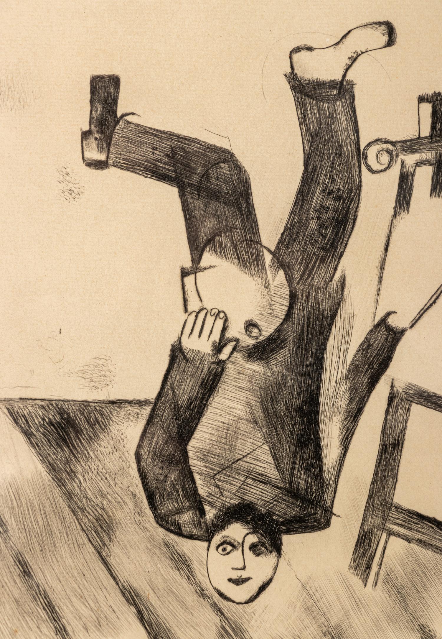 An Der Staffelei (plate 18 from Mein Leben ), 1922-1923