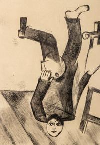 An Der Staffelei (plate 18 from Mein Leben ), 1922-1923