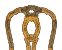 An Italian Rococo Paint Decorated Side Chair