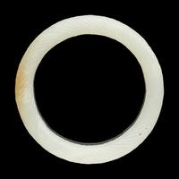 A Chinese Carved Jade Bangle