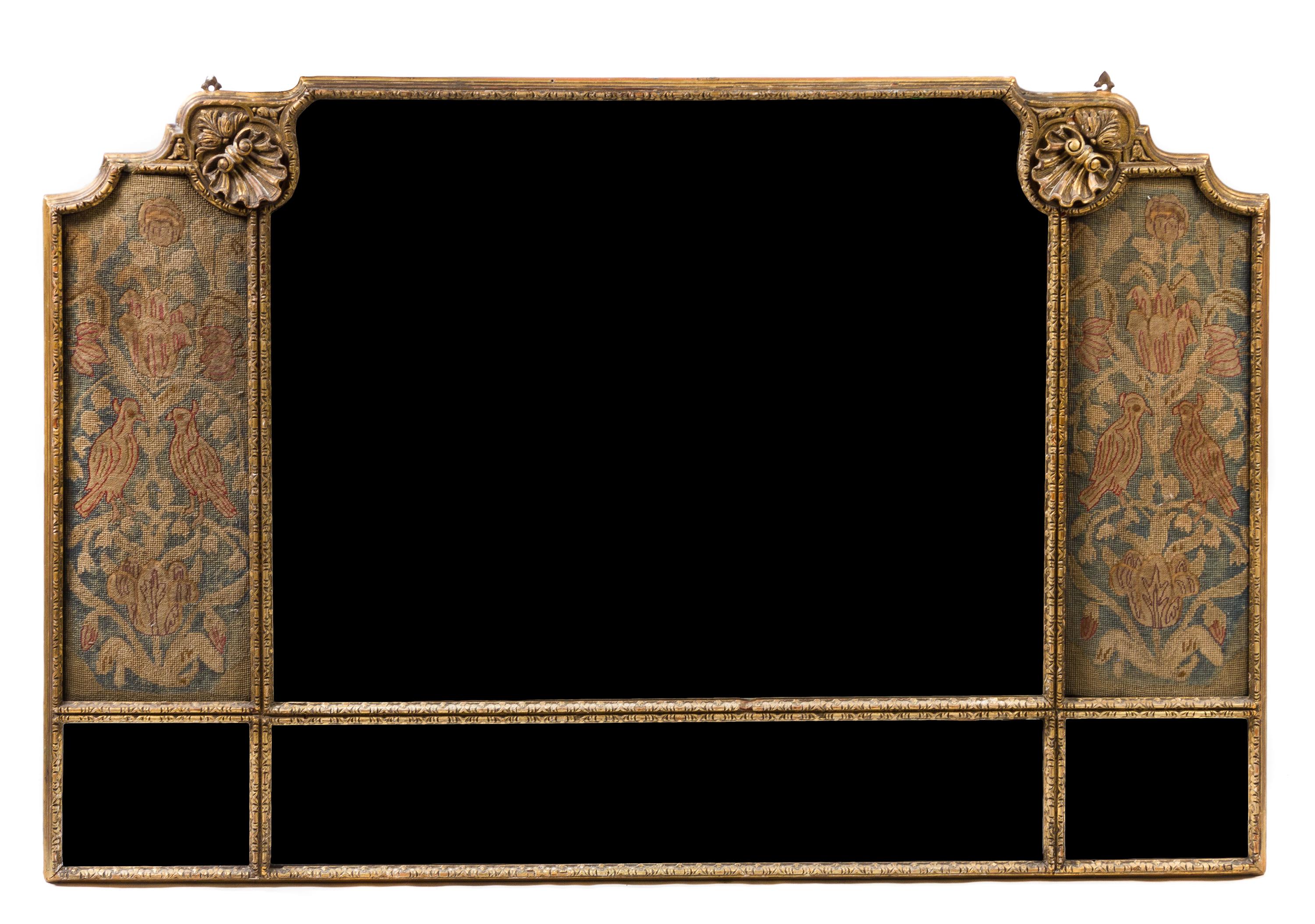 A Continental Giltwood Mirror Height 37 3/4 x width 57 1/2 inches. — EARLY 20TH CENTURY