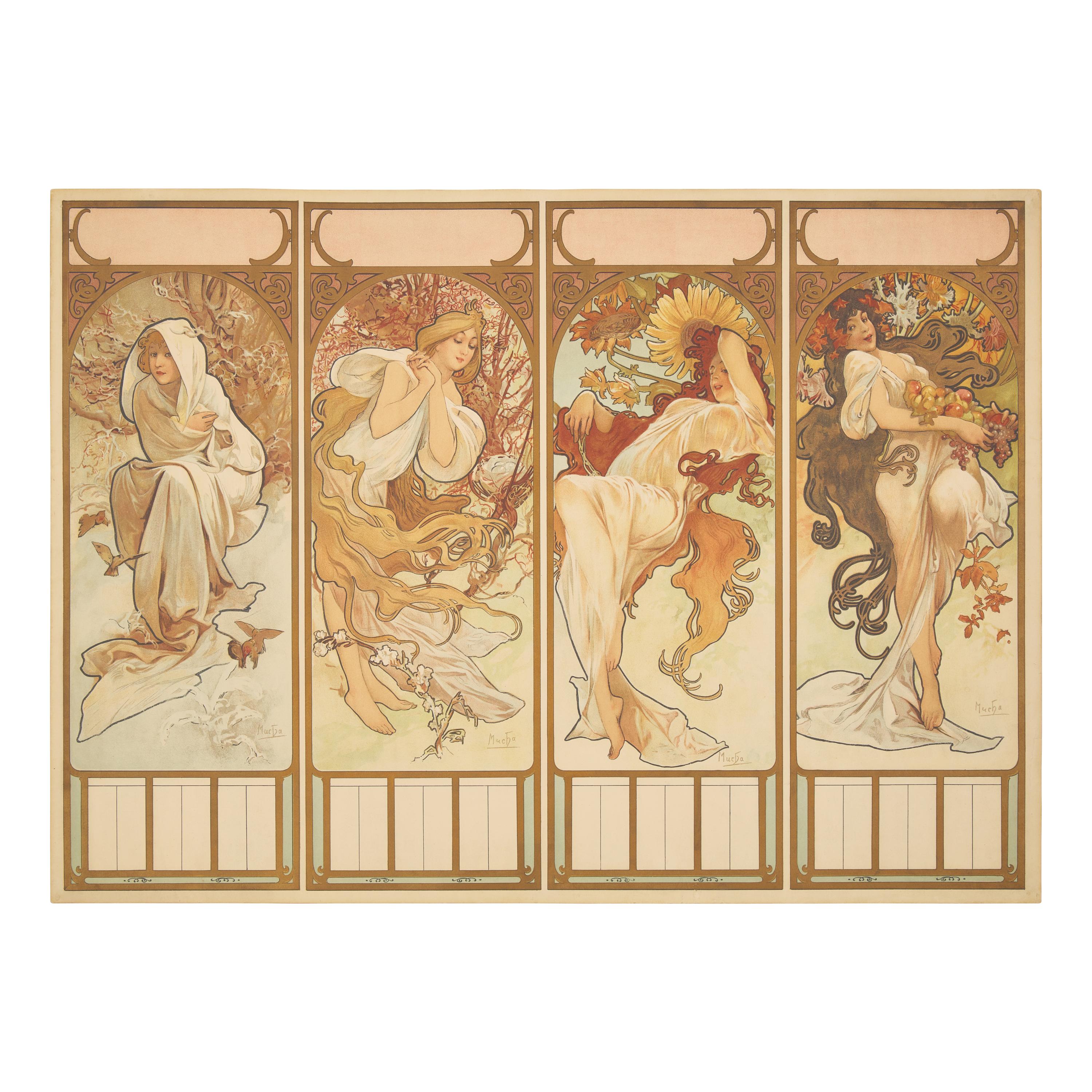 Alphonse Mucha (Czech, 1860-1939) — Chocolat Masson / Chocolat Mexicain, 1897