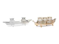 An Edwardian Silver Inkstand