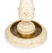 A Gilt Bronze Mounted Carved Marble Stick and Umbrella Stand