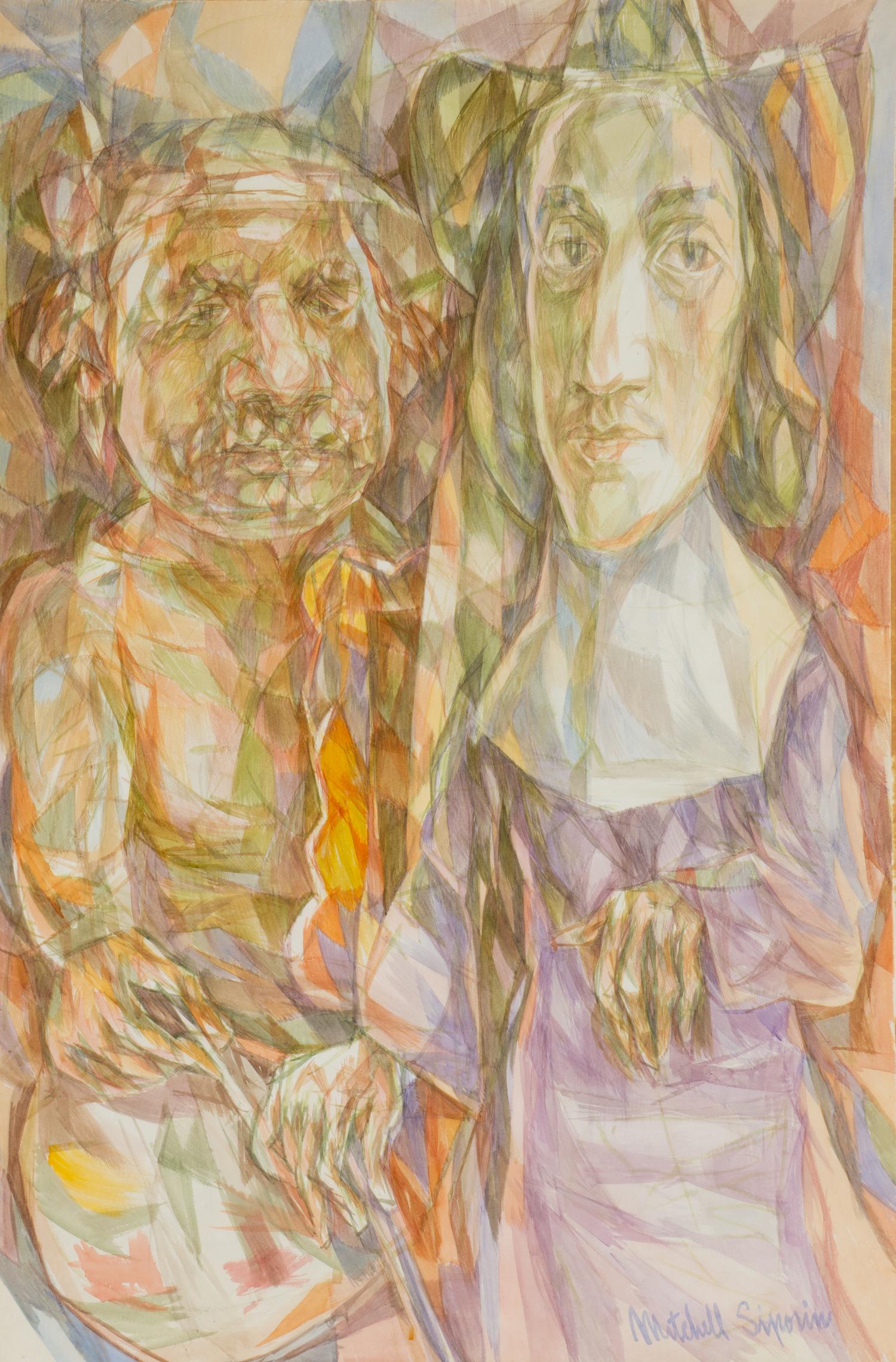 Rembrandt and Spinoza, c. 1959-60
