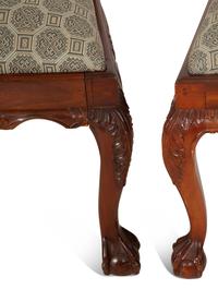 A Set of Ten George III Style Mahogany Dining Chairs