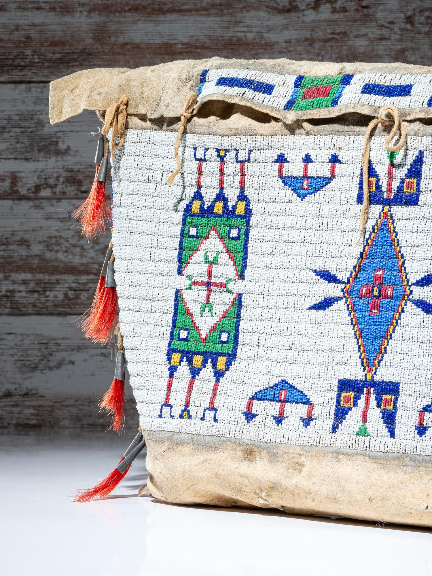 Sioux Beaded Hide Possible Bag