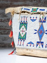 Sioux Beaded Hide Possible Bag
