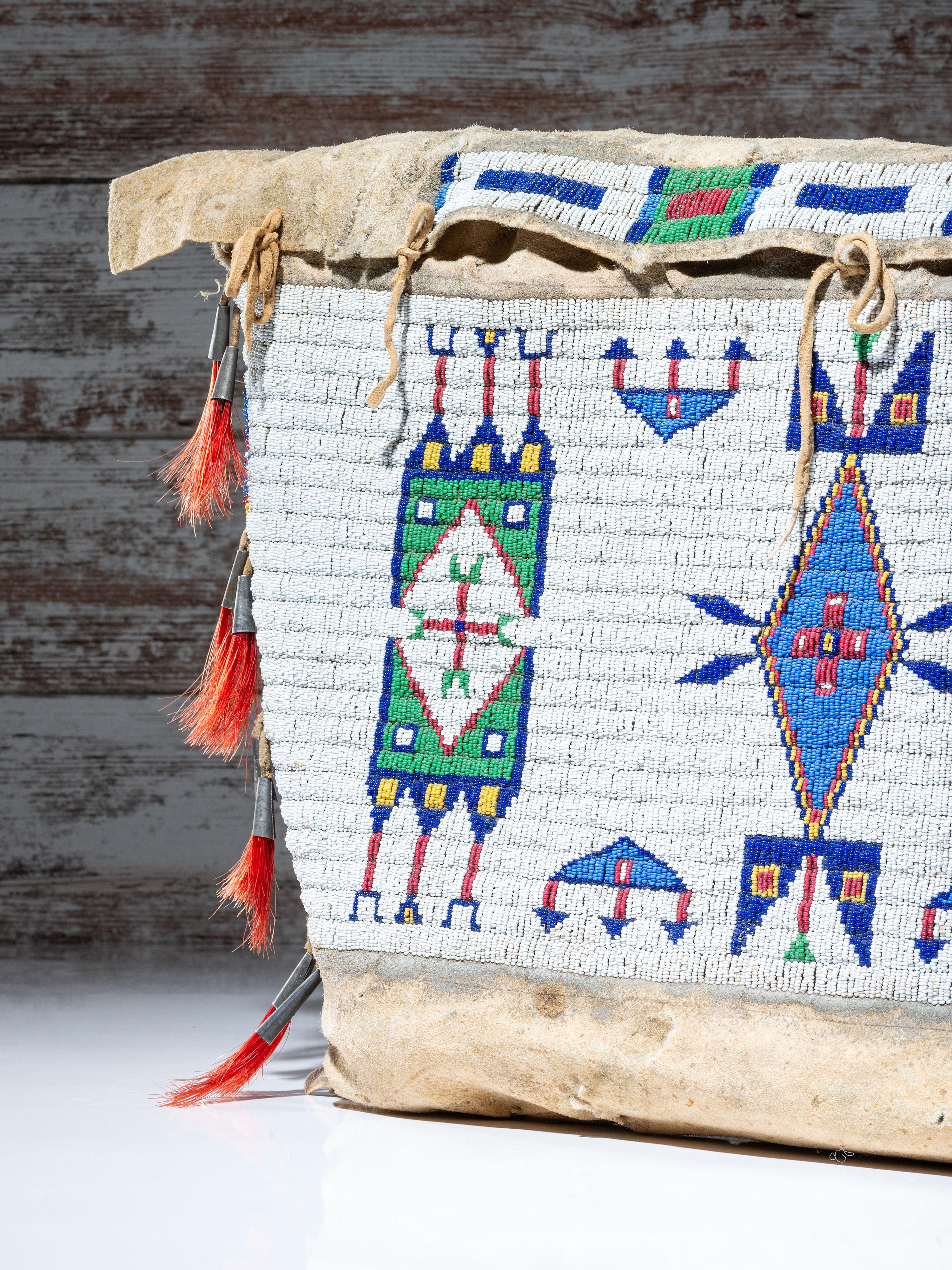 Sioux Beaded Hide Possible Bag