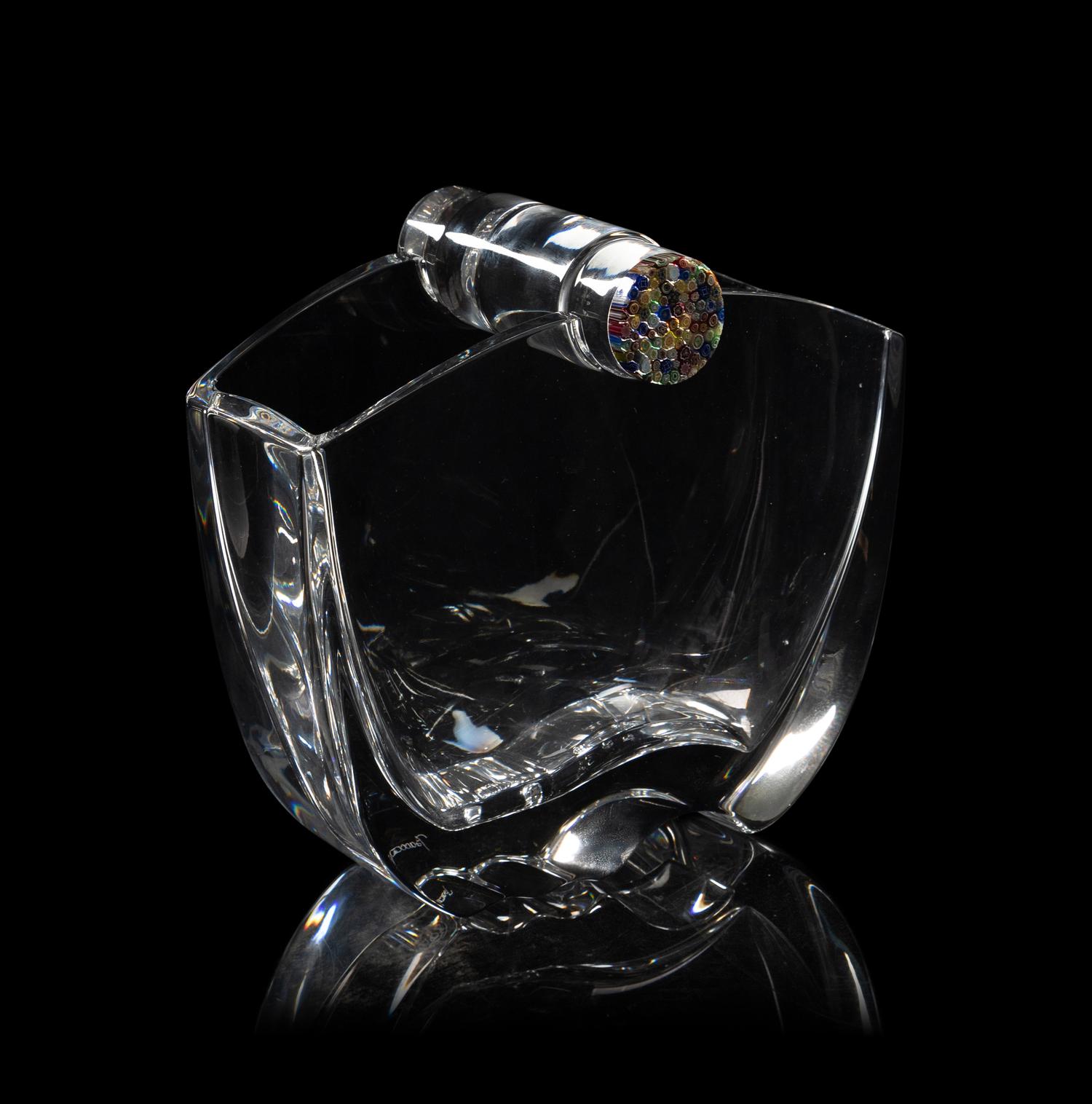 A Baccarat Oceanie Vase with Stopper