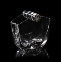 A Baccarat Oceanie Vase with Stopper