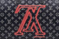 Louis Vuitton Limited Edition Keepall Bandoulière 50 in Monogram Ink Coated Canvas, Upside Down, Fall Winter Precollection 2018