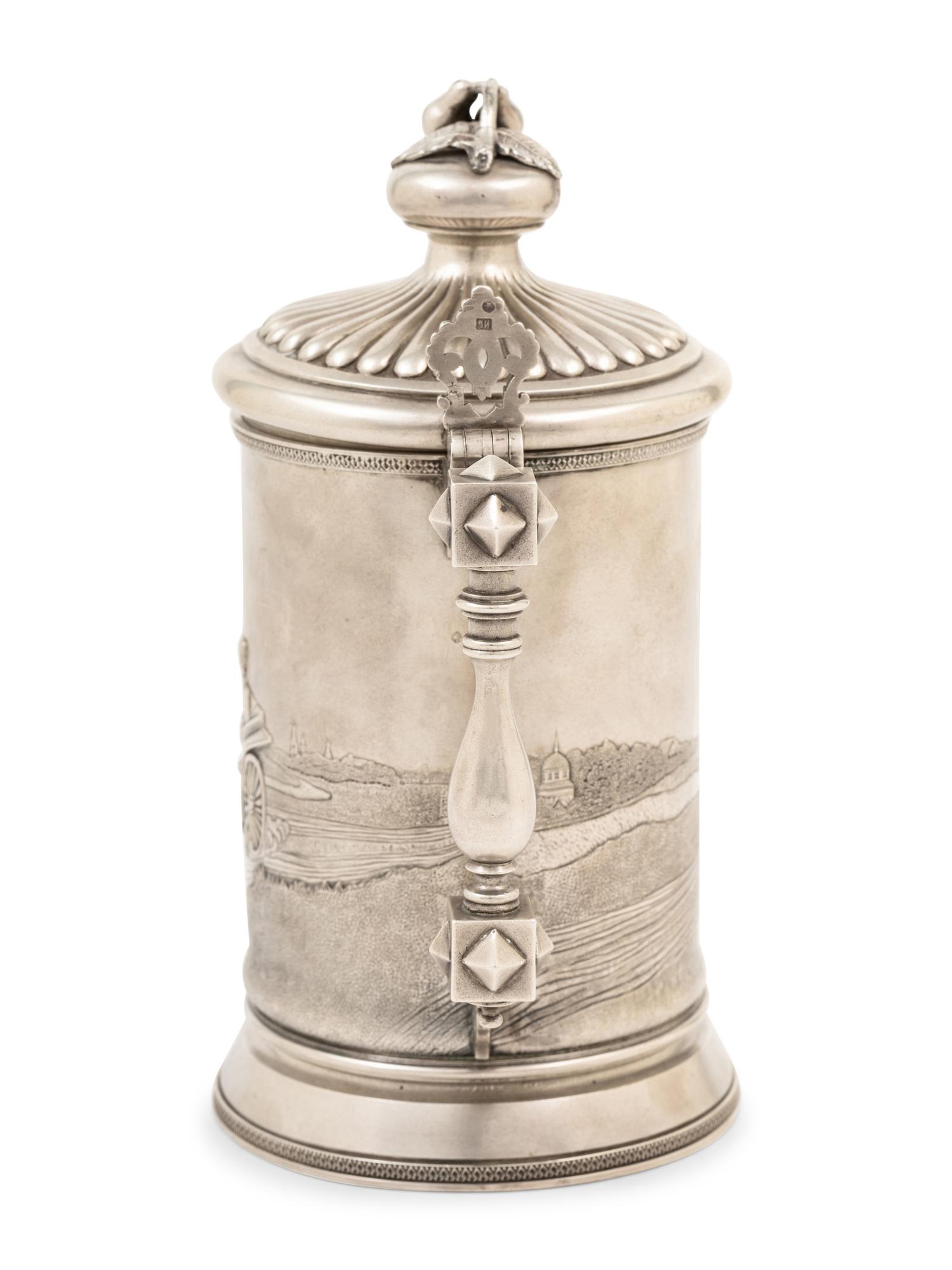A Russian Silver Tankard