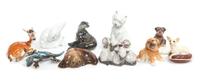 A Collection of Ten English and Continental Porcelain Figures Height of tallest 8 1/4 inches. — 20TH/21ST CENTURY