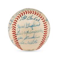 A 1958 Boston Red Sox Team Signed Autograph Baseball Featuring Ted Williams (JSA Letter of Authenticity),