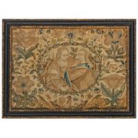 An English Stumpwork Friendship Embroidery