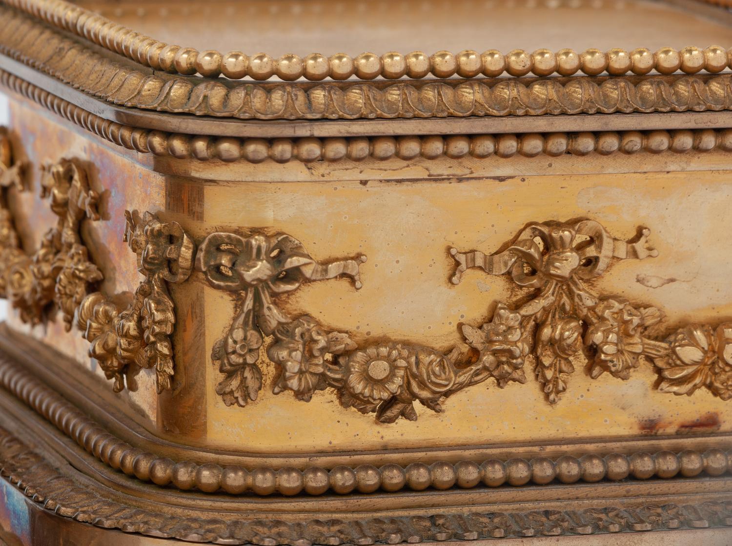 A Group of Three P.E. Guerin Gilt Bronze Garniture Stands