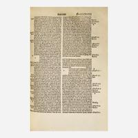 [Religion] [Incunabula] (Biblia Latina) Biblia cum summariss concordantiss diuisionibus: quattuour: repertoriss prepositis: numeriqa folioru distinctione terse fideliter imp(re)ssa