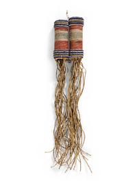Cheyenne Beaded and Quilled Hair Tubes