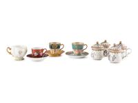 A Group of Porcelain and Glass Articles