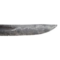 Philadelphia Style Silver Hilted Officer's Saber with Eagle Head Quillon S-Guard and Silver Washed Copper Scabbard