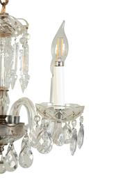 A Cut Glass Four-Light Chandelier