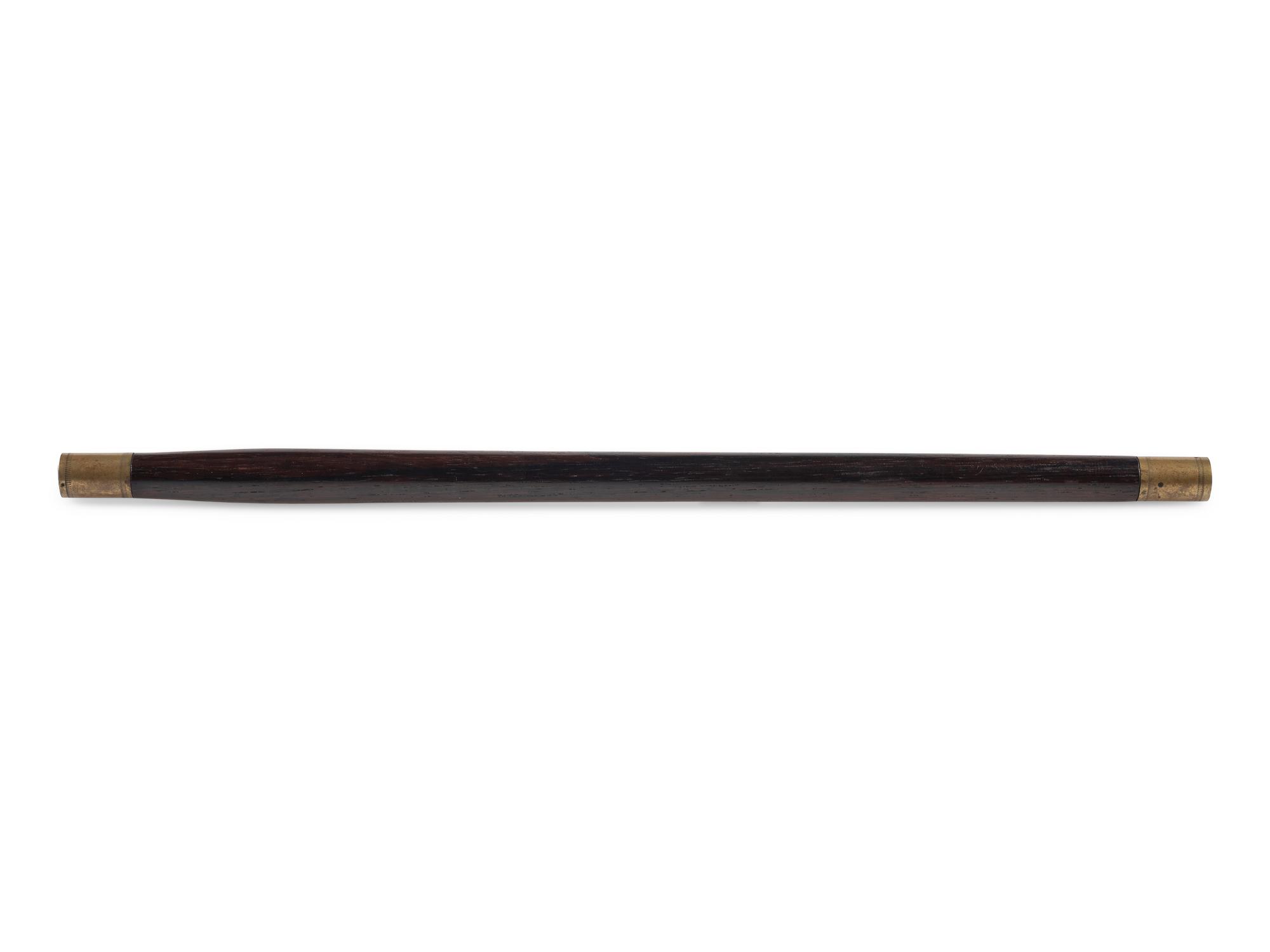 Pre-Civil War, or war-era unmarked rosewood fife.